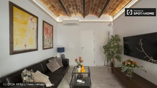 Elegante apartamento de 1 dormitorio en alquiler en El Raval - BARCELONA