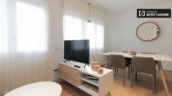 Apartamento a estrenar de 1 dormitorio con aire acondicionado en alquiler en el centro de Gràcia - 