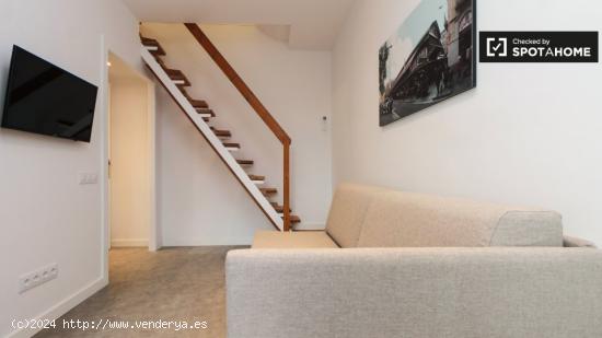 Apartamento de 1 dormitorio con terrazas en alquiler cerca de la Sagrada Familia, Gràcia - BARCELON