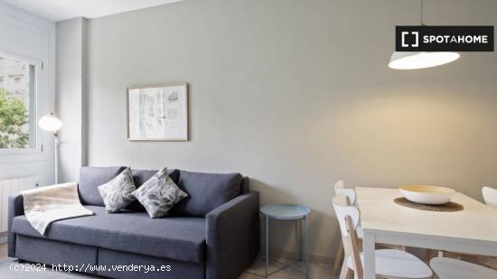 Elegante apartamento de 1 dormitorio en alquiler cerca del metro en el centro de Gràcia - BARCELONA