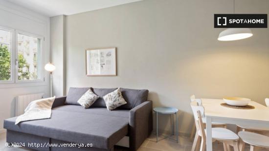 Elegante apartamento de 1 dormitorio en alquiler cerca del metro en el centro de Gràcia - BARCELONA