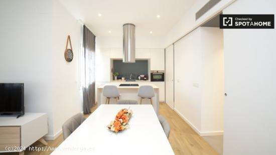 Moderno apartamento de 1 dormitorio con aire acondicionado en alquiler en Gràcia - BARCELONA