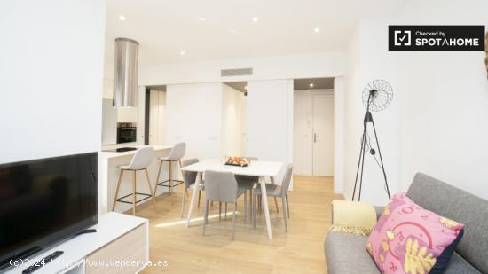 Moderno apartamento de 1 dormitorio con aire acondicionado en alquiler en Gràcia - BARCELONA