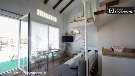 Precioso apartamento de 2 dormitorios con preciosa terraza en alquiler en el centro del Eixample - V