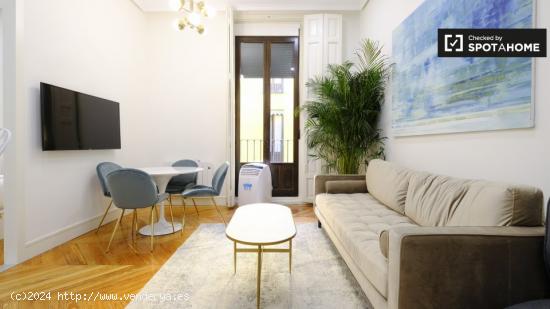 Elegante apartamento de 1 dormitorio en alquiler en Malasaña - MADRID