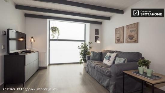 Elegante apartamento de 1 dormitorio con terraza en alquiler en residencial Poble-sec - BARCELONA