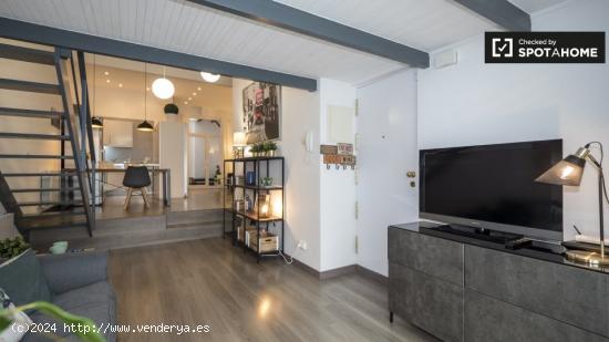 Elegante apartamento de 1 dormitorio con terraza en alquiler en residencial Poble-sec - BARCELONA