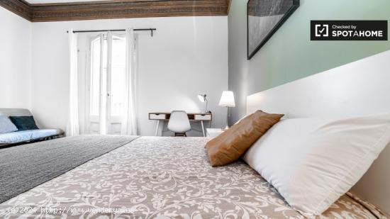 Elegante habitación en alquiler en apartamento de 9 dormitorios, L'Esquerra de l'Eixample - BARCELO