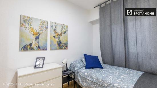 Acogedora habitación con cama individual en alquiler en Camins al Grau - VALENCIA