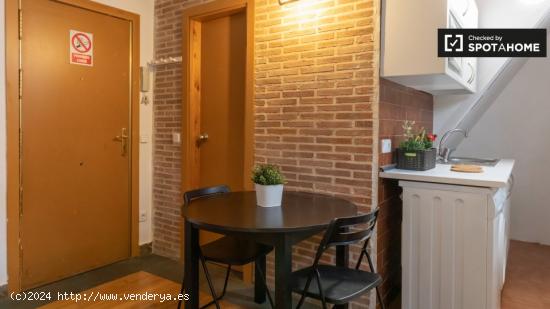 Precioso apartamento de 1 dormitorio en alquiler cerca del metro en el centro de Lavapiés - MADRID