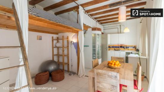 Funky apartamento de 1 dormitorio en alquiler, cerca de la playa de la Barceloneta, La Barceloneta -