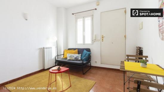 Luminoso apartamento de 1 dormitorio con 2 terrazas en alquiler en Centro - MADRID