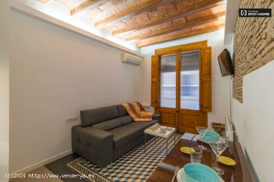  Estudio Apartamento con balcón y aire acondicionado en el barrio de El Born - BARCELONA 