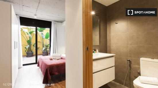 Amplio apartamento de 1 dormitorio en alquiler cerca de Metro en el centro del Eixample - BARCELONA