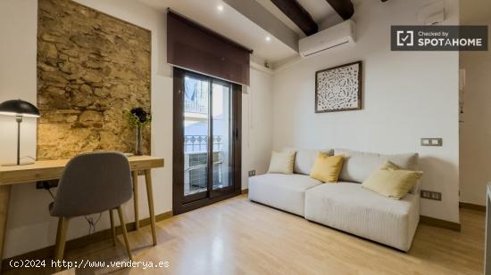 Apartamento de 1 dormitorio en alquiler en Ciutat Vella - BARCELONA