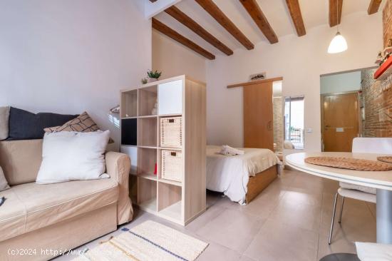  Apartamento de 1 dormitorio en alquiler en Ciutat Vella - BARCELONA 