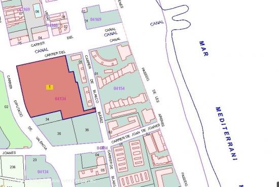 Suelo urbano residencial de 6,787 m2 en playa de Tavernes de la Valldigna - VALENCIA