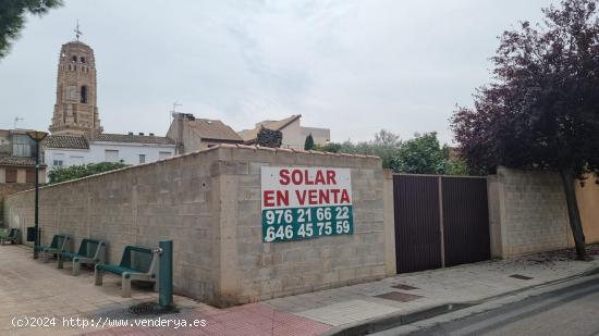 TERRENO URBANO EN ALBERTO CASAÑAL, UTEBO - ZARAGOZA