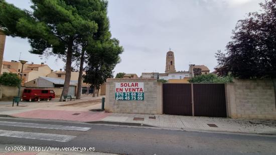 TERRENO URBANO EN ALBERTO CASAÑAL, UTEBO - ZARAGOZA