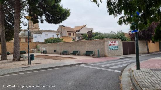 TERRENO URBANO EN ALBERTO CASAÑAL, UTEBO - ZARAGOZA