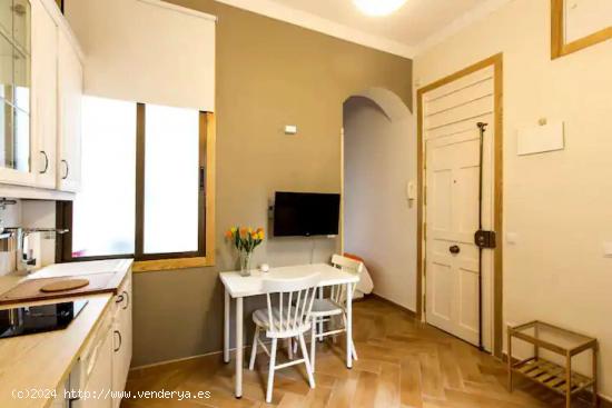  Apartamento de 1 dormitorio en alquiler en Madrid - MADRID 