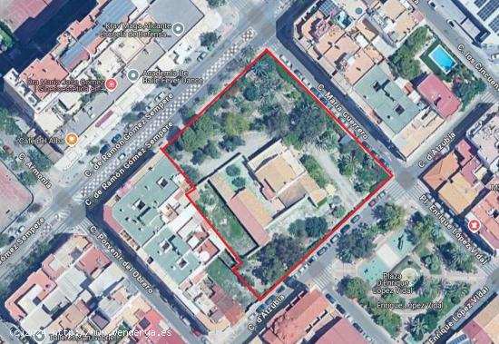  TERRENO DE USO RESIDENCIAL. SOLAR DE 3.905 m2 PARA EDIFICAR. - ALICANTE 