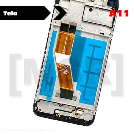 Tela frontal com aro ORIGINAL CHINA celular SAMSUNG modelo A22 4G