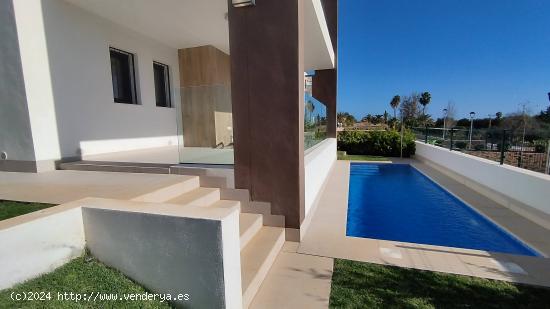 Mallorca, Font de Sa Cala, villa amueblada nueva 3 dormitorios con piscina en venta - BALEARES