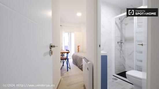 Encantadora habitación con cama doble y baño privado en alquiler en Puerta del Ángel - MADRID