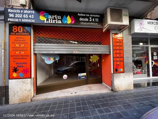  LOCAL COMERCIAL EN VIA PRINCIPAL DE LLIRIA - VALENCIA 