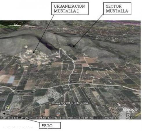 Suelo Urbanizable en venta en Partida Mostalla de Pego (Alicante) - ALICANTE