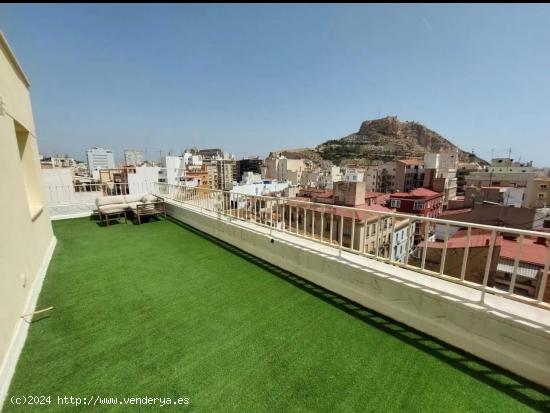 ALQUILER DE ESTUPENDO ATICO REFORMADO EN EL CORAZON DE ALICANTE CALLE CASTAÑOS - ALICANTE