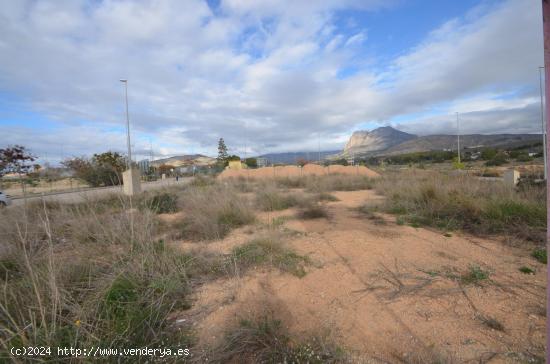  SE VENDE PARCELA URBANA TERCIARA COMERCIAL EN VILLAJOYOSA - ALICANTE 