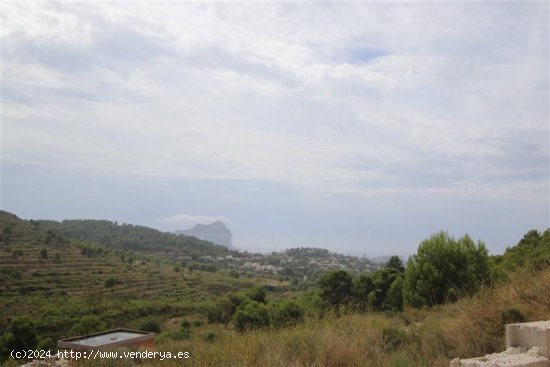 Parcela en venta en Calpe (Alicante)