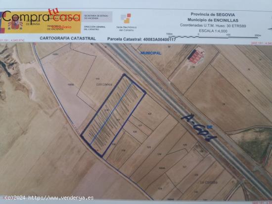  VENTA.-.SUELO INDUSTRIAL EN ENCINILLAS.-.25.000 METROS - SEGOVIA 