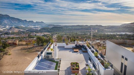 Chalets independientes a estrenar con vistas al mar en Polop (provincia de Alicante) - ALICANTE