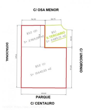 SOLAR URBANO DE 13.611 M²  EN LA ZONA DE LA ALMAJADA JUNTO A MERCADONA - ALICANTE