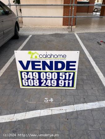 Venta de Plaza de garaje en la Cala de Villajoyosa - ALICANTE