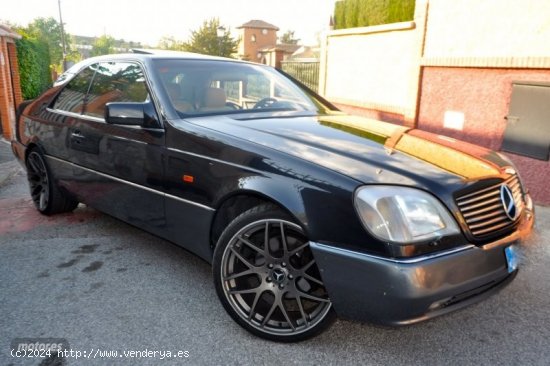 Mercedes Clase S s 500 coupe piel beige-navi-xenon-techo bose-full de 1993 con 47.000 Km por 21.700 