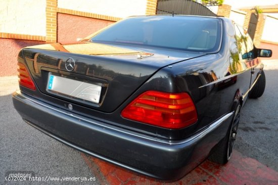 Mercedes Clase S s 500 coupe piel beige-navi-xenon-techo bose-full de 1993 con 47.000 Km por 21.700 