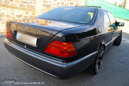 Mercedes Clase S s 500 coupe piel beige-navi-xenon-techo bose-full de 1993 con 47.000 Km por 21.700 