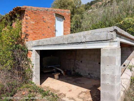 Huerto con caseta de aperos junto al río Matarraña - TERUEL