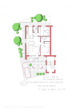 BUNGALOWS DE OBRA NUEVA EN FUENTE ALAMO, MURCIA - MURCIA