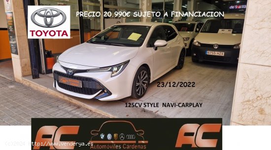  Toyota Corolla 125H STYLE NAVEGADOR GPS-APPLE CARPLAY -ANDROID Auto - Mataró 