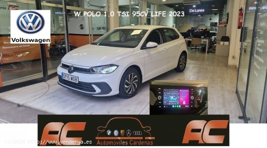  Volkswagen Polo 1.0 TSI 95CV LIFE APPLE CARPLAY-BLUETOOTH-SENSORES  DELANTEROS Y TRASEROS - Mataró 