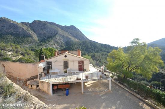 SE VENDE FINCA DE 8 DORMITORIOS CON 900.000M2 DE TERRENO EN ORXETA - ALICANTE