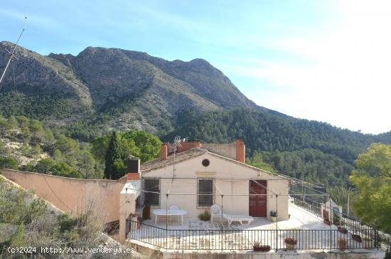 SE VENDE FINCA DE 8 DORMITORIOS CON 900.000M2 DE TERRENO EN ORXETA - ALICANTE