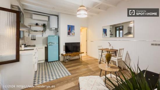 Apartamento de 1 dormitorio en alquiler en Barceloneta - BARCELONA