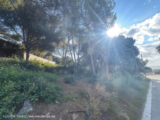  ENCANTADOR TERRENO SOLEADO CON IMPRESIONANTES VISTAS AL MAR EN PREMIÀ DE DALT - BARCELONA 