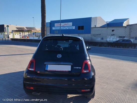 Fiat 500 Sport 1.0 Hybrid 52KW (70 CV) NEGRO 2021 - Carcaixent